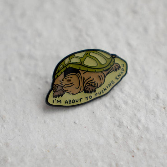 @48 About to Snap Enamel Lapel Pin