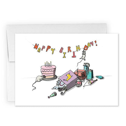 Birthday Rats Card