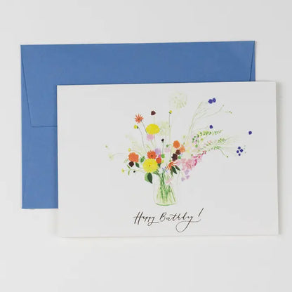 Birthday Vase Card