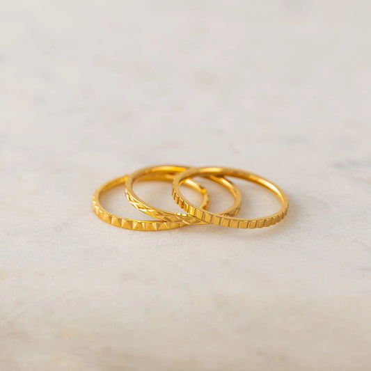 Brit Ring Set Gold