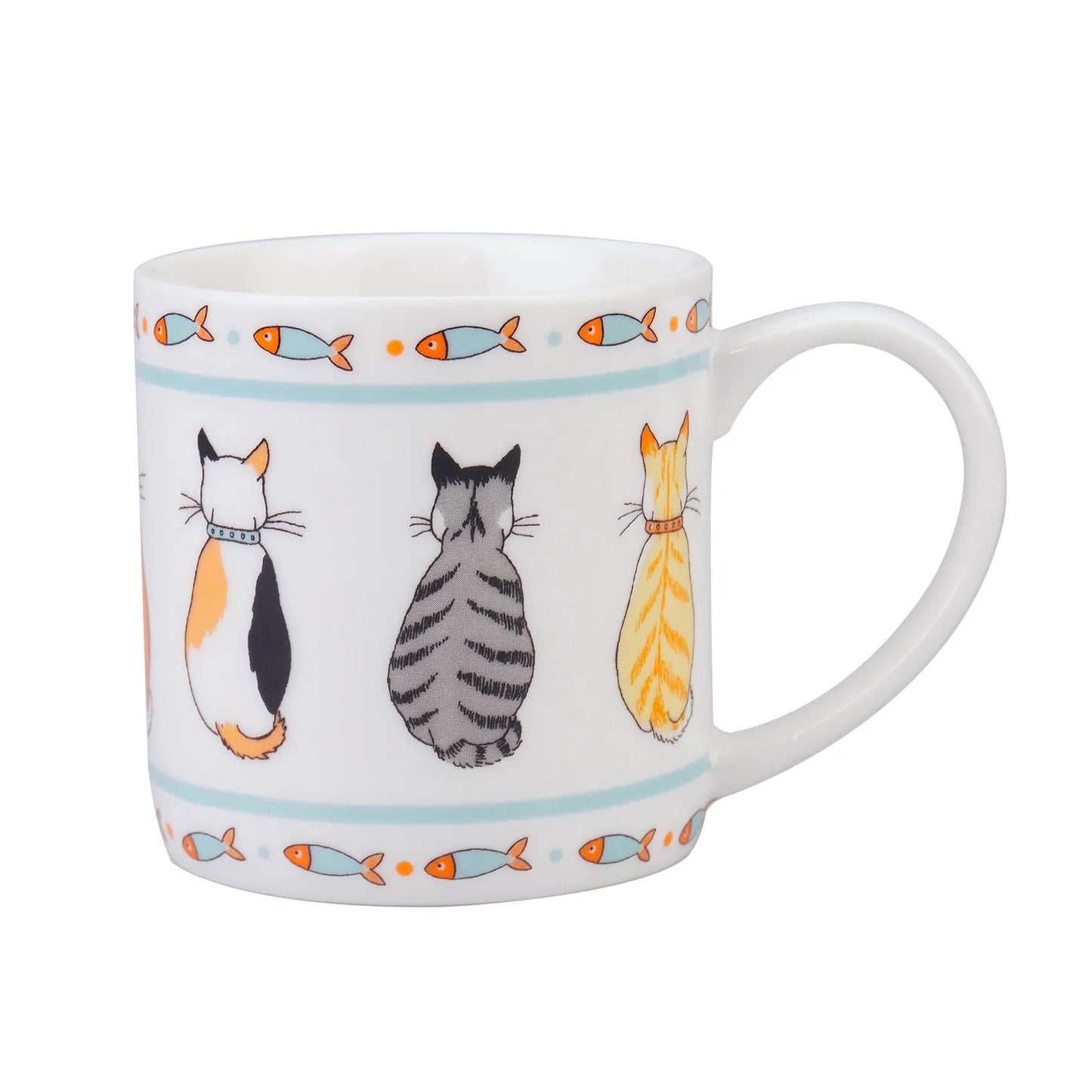 Cats In Waiting New Bone China Mug