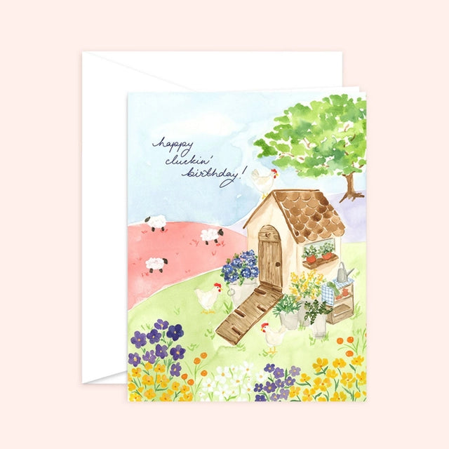 Cluckin' Birthday Card