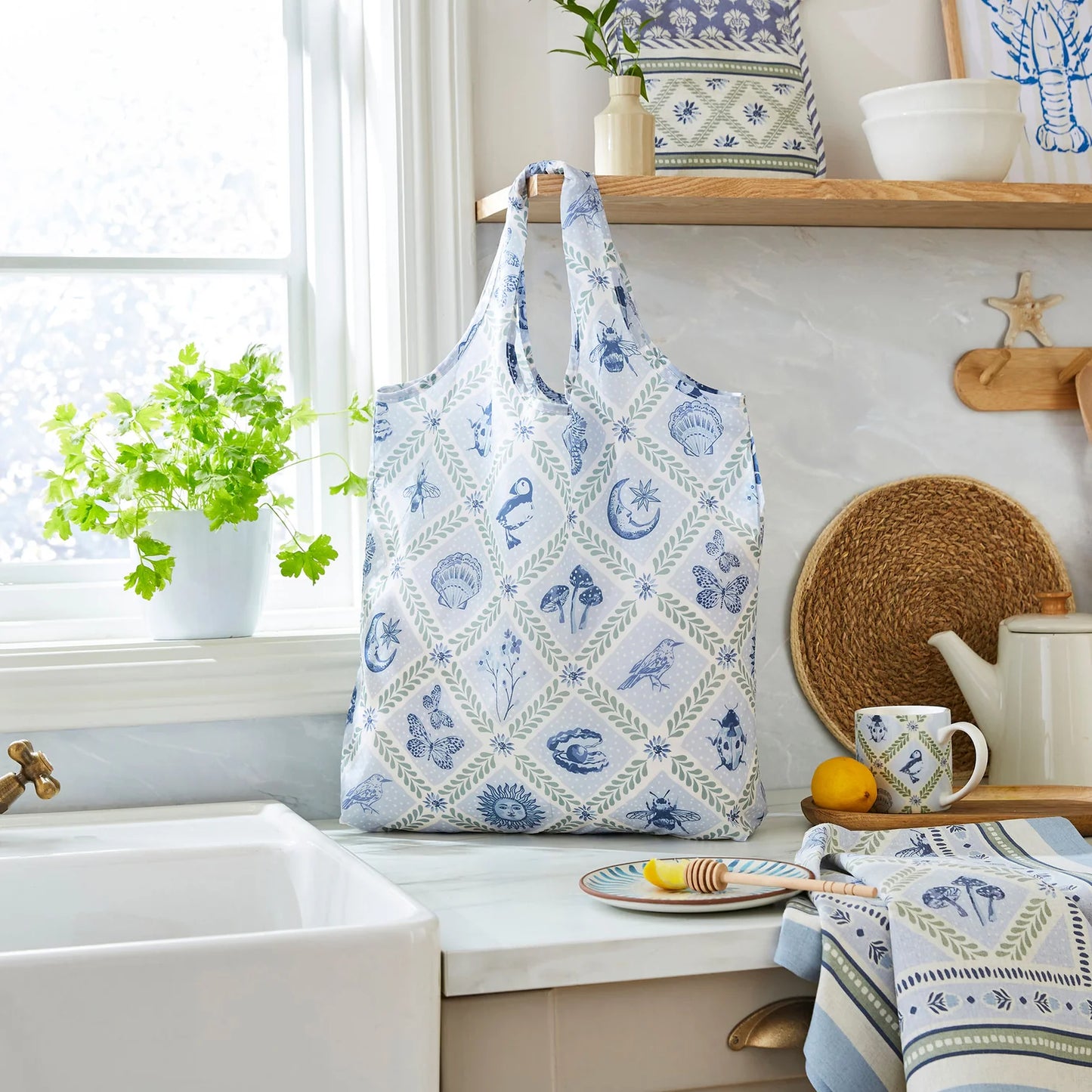 Coastal Treasures Roll-up Bag