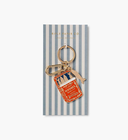 Sardines Enamel Keychain