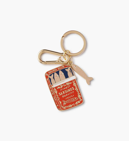 Sardines Enamel Keychain