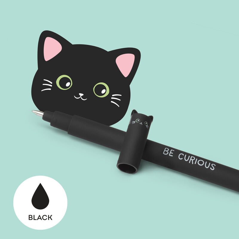 Animal Head Erasable Gel Pen | Cat