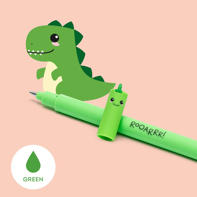 Animal Head Erasable Gel Pen | Dino