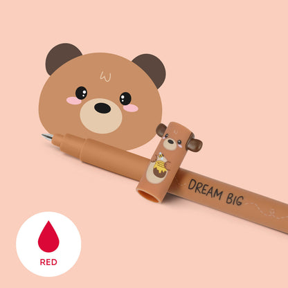 Animal Head Erasable Gel Pen | Bear