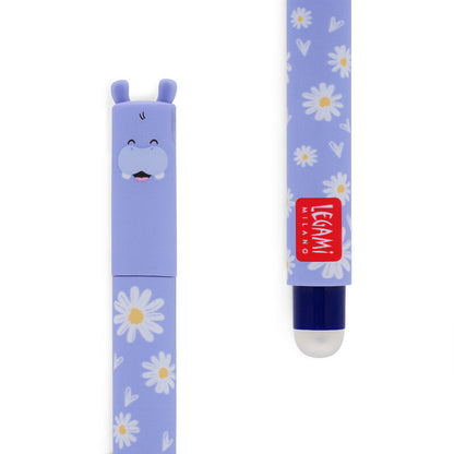 Animal Head Erasable Gel Pen | Hippo
