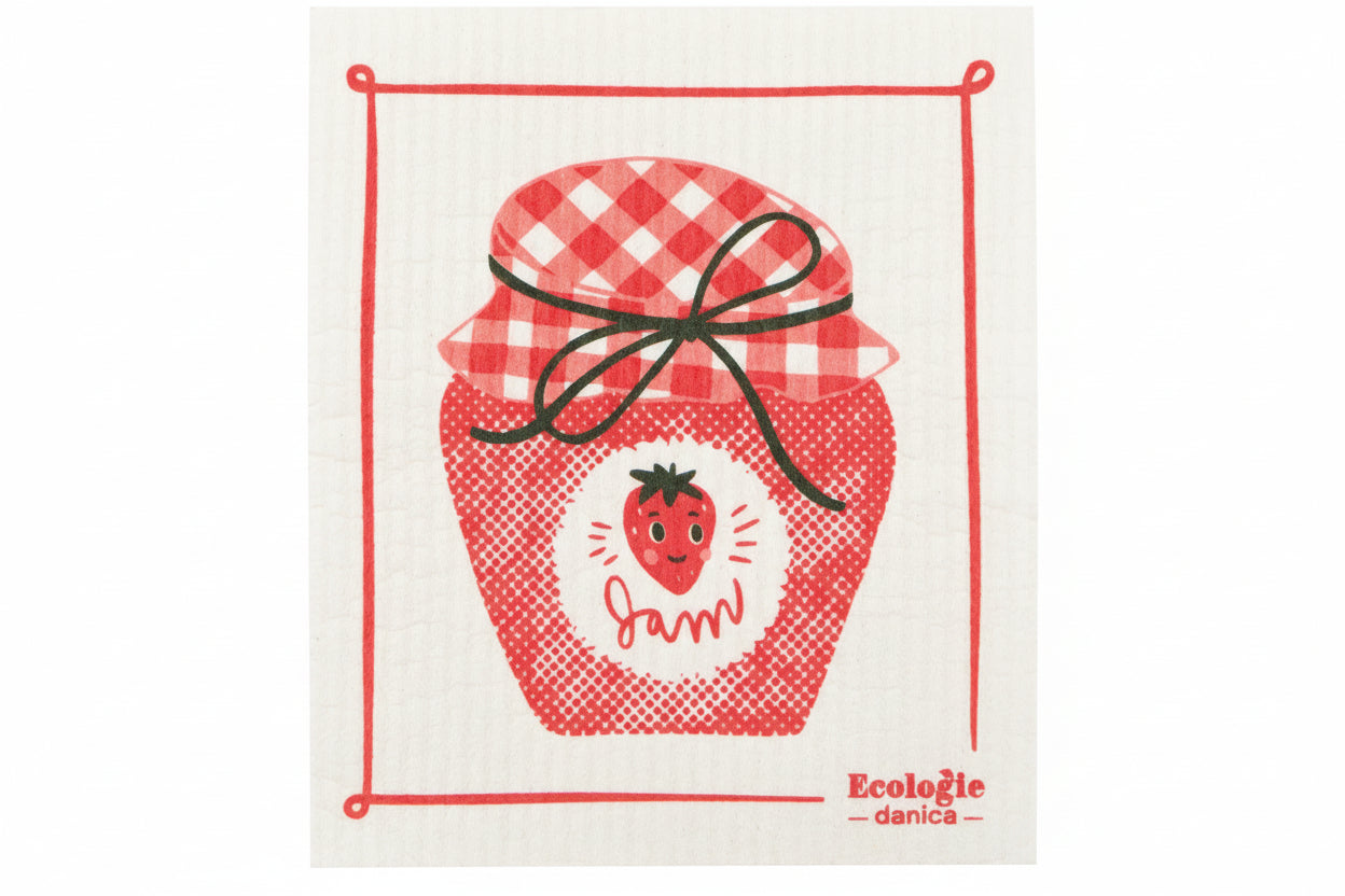 Swedish Dishcloth Strawberry Jam