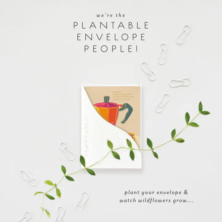 Espresso Sprout Mini Greeting Card