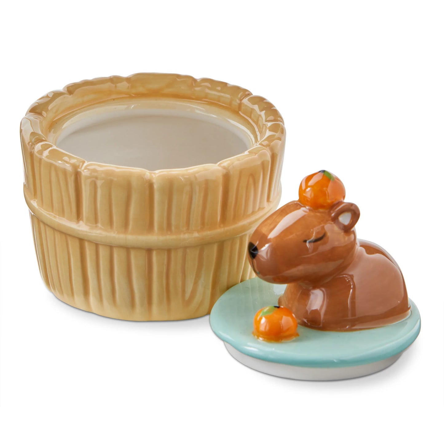 Capybara Lidded Trinket Box
