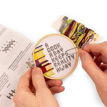 Mini Cross Stitch Embroidery Kit Book
