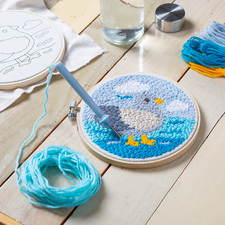 Punch Needle Kit Pigeon