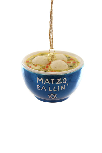 Matzo Ballin Glass Ornament
