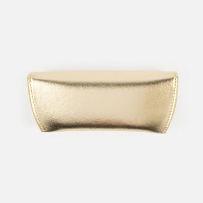 Gold Flap Glasses Case