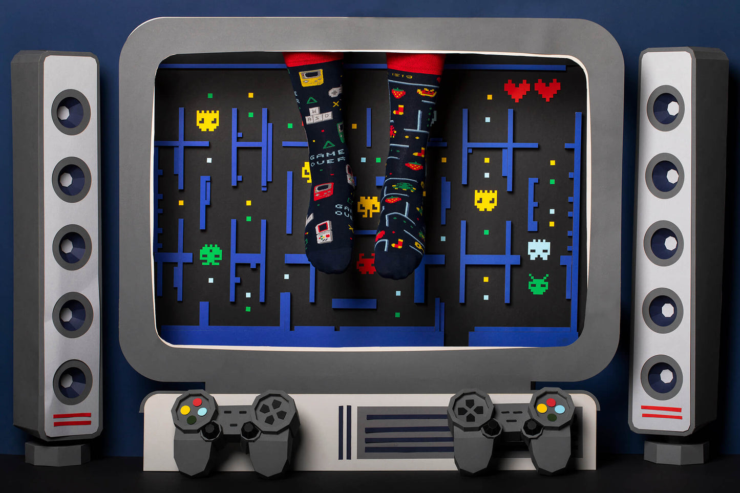 Game Over Crew Socks