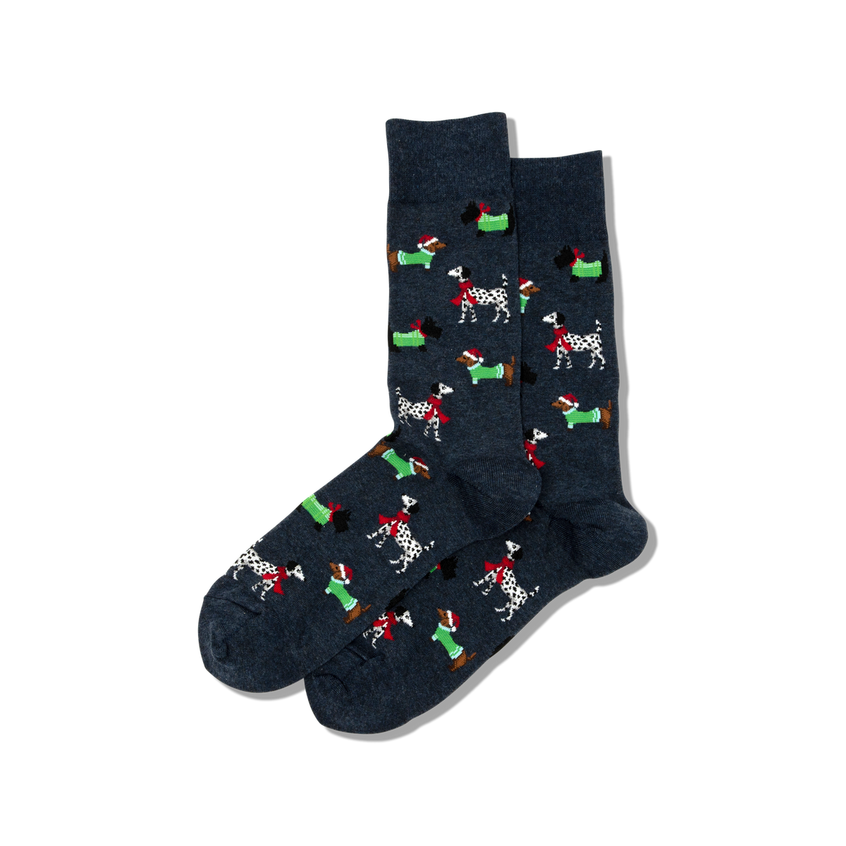 Christmas Dogs Men's Crew Socks