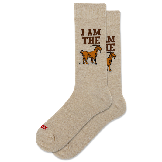 I Am The Goat Men's Crew Socks