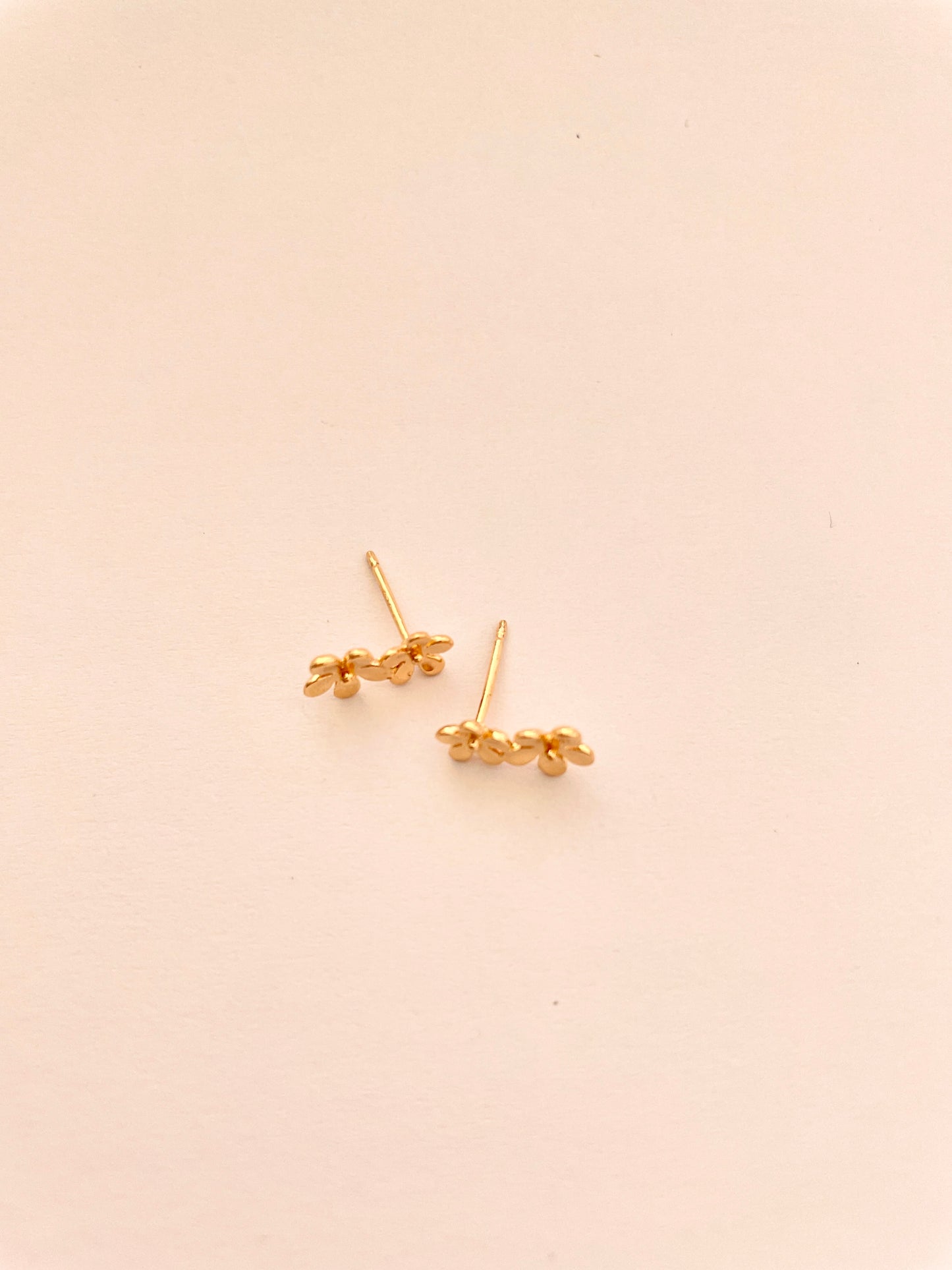Double Forget Me Not Stud Earrings