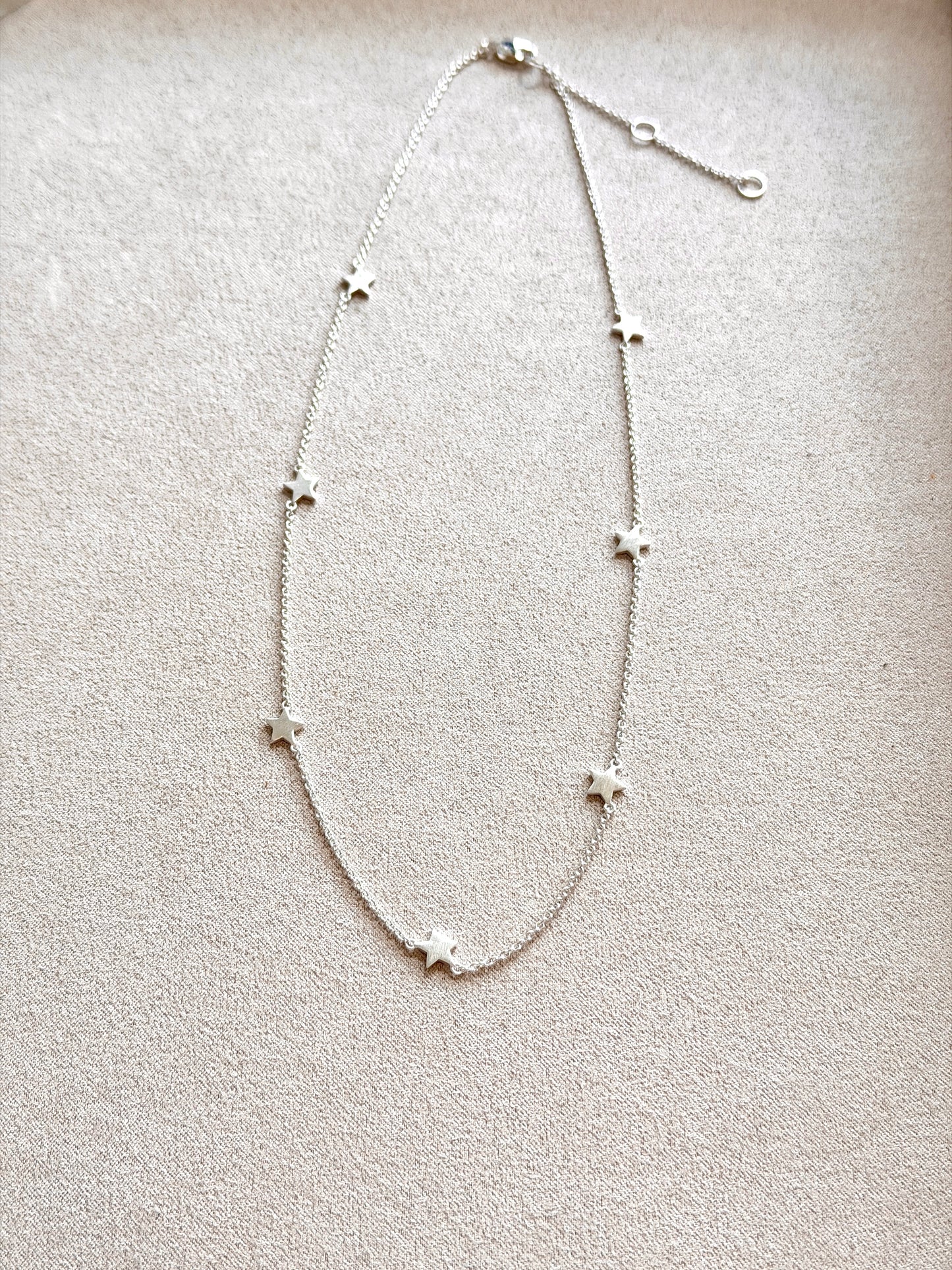 Short Star Station Necklace