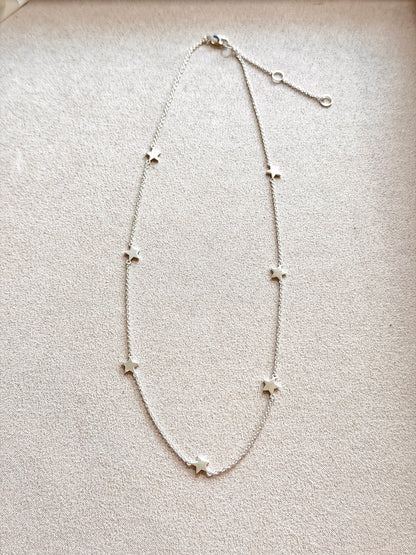 Short Star Station Necklace
