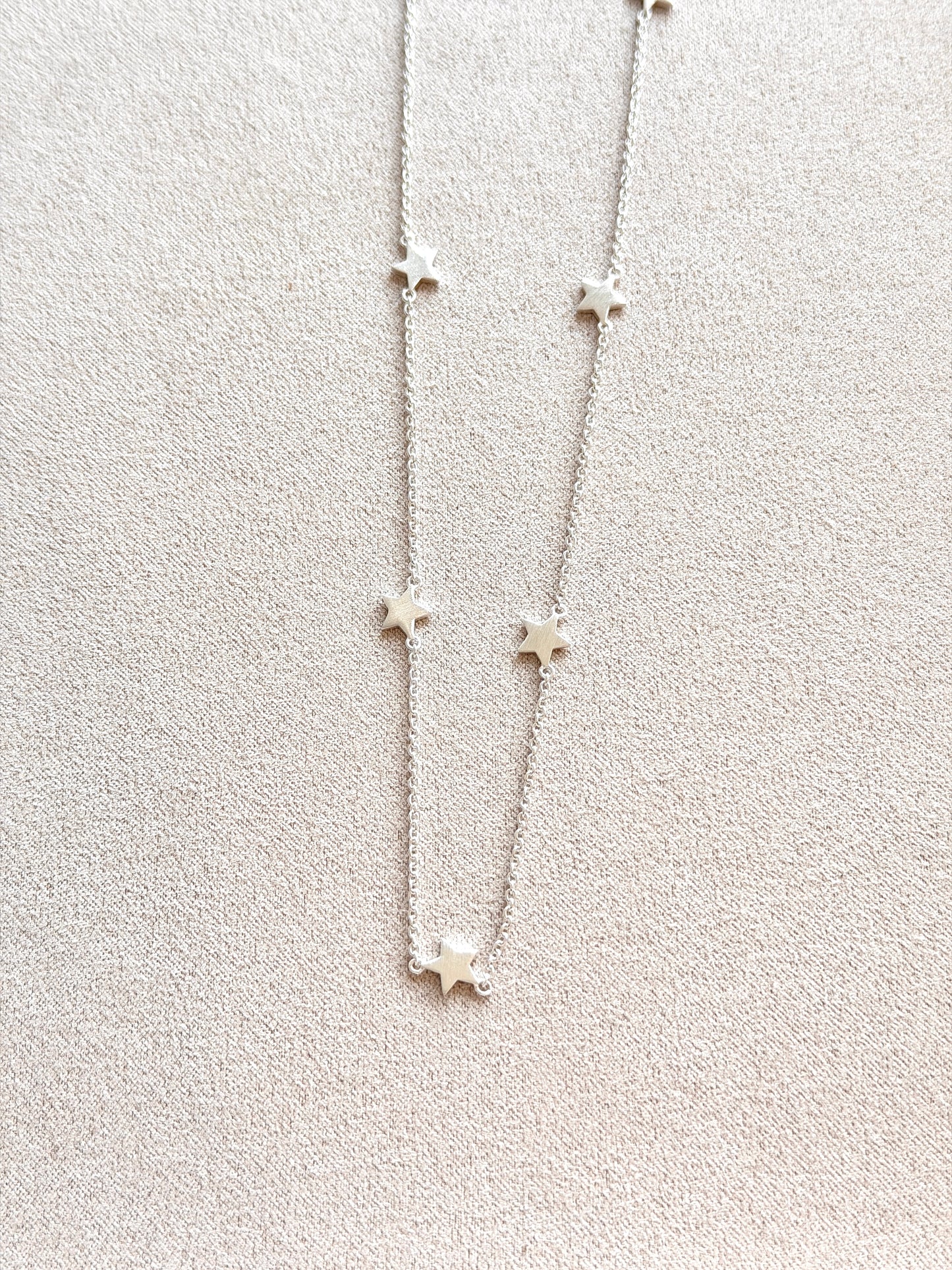 Short Star Station Necklace