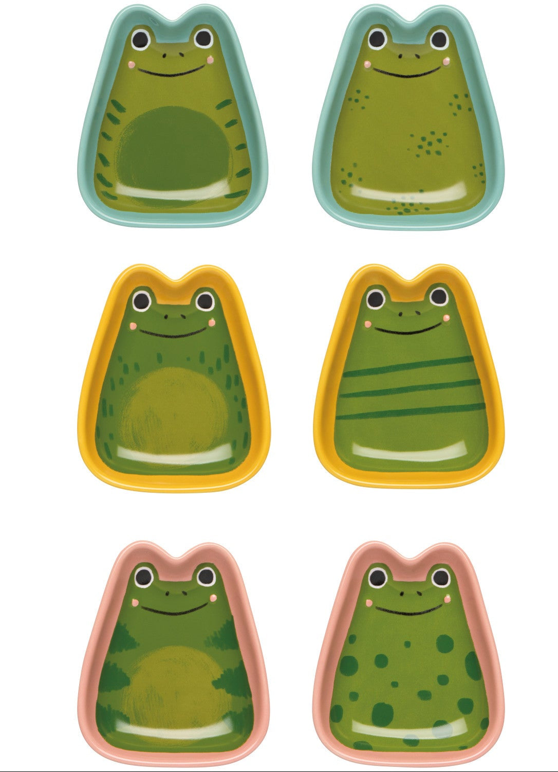 Ribbit Pinch Bowls Set of 6