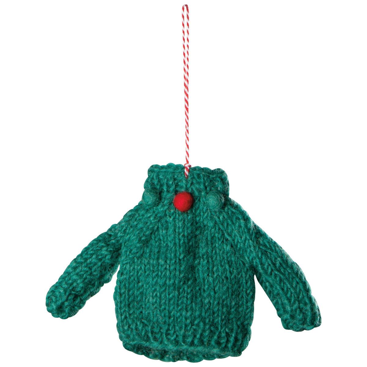 F17 - Merry Knitmas Felt Christmas Tree Ornaments