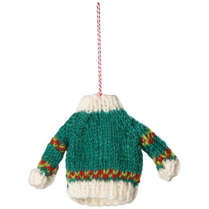 F17 - Merry Knitmas Felt Christmas Tree Ornaments