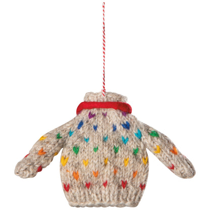 F18 - Sweater Party Felt Christmas Tree Ornaments