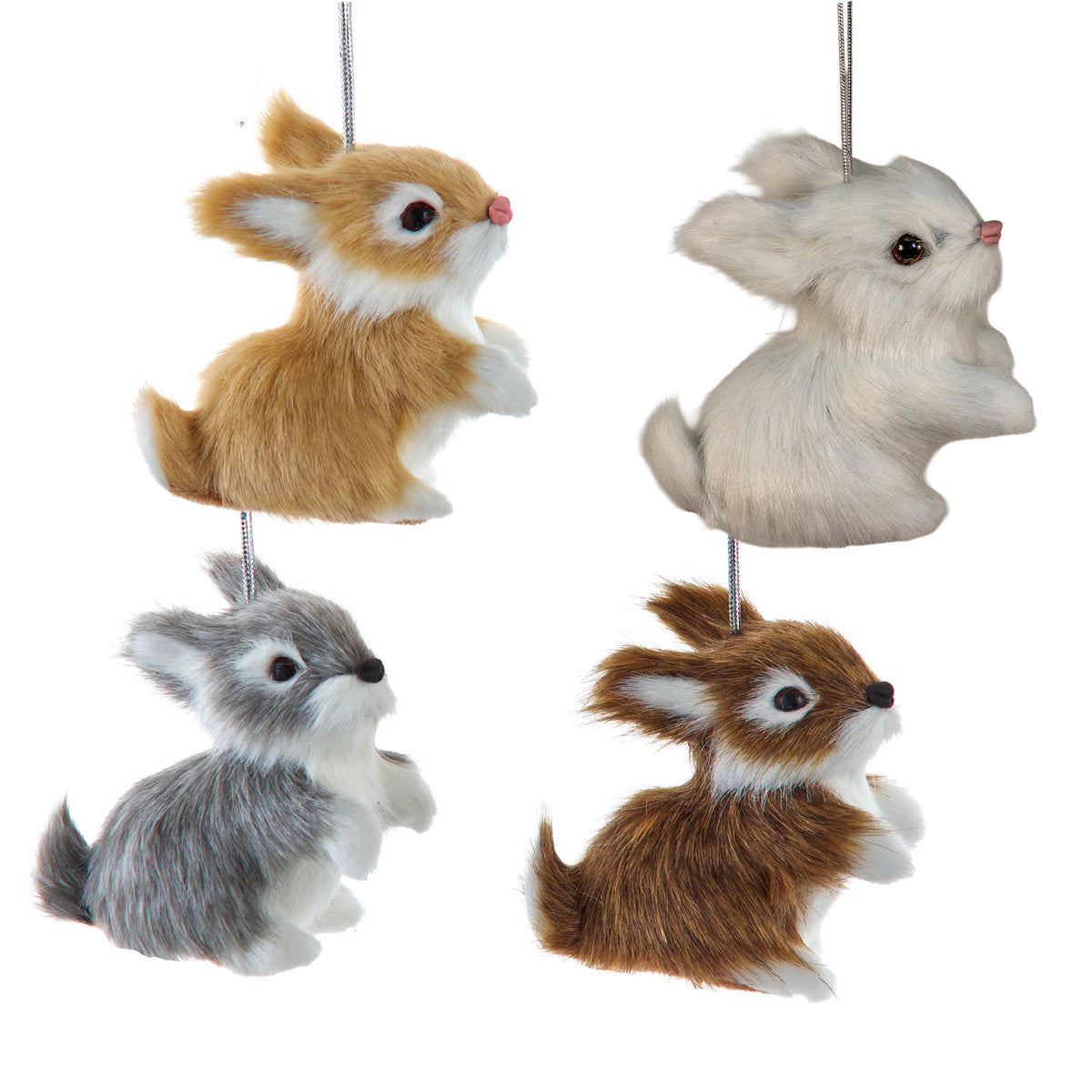 F37 - Furry Rabbit Ornament