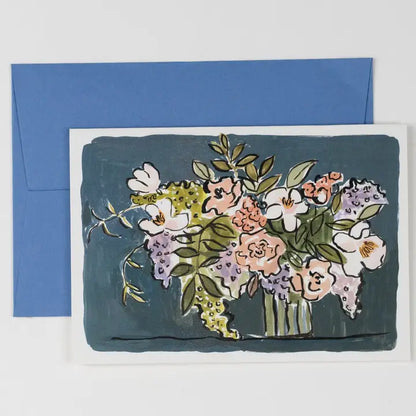 Lilac and Roses Card