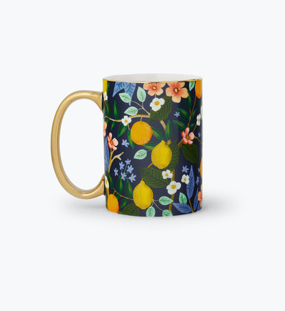 Citrus Grove Porcelain Mug