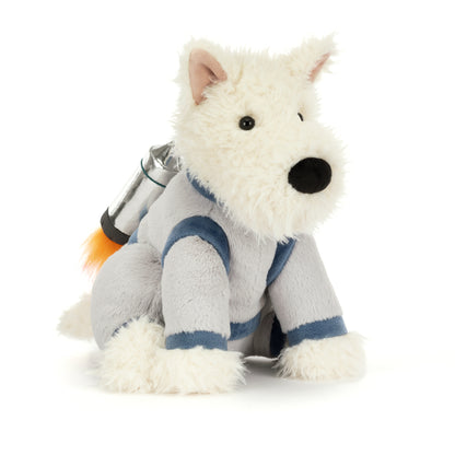 Munro Scottie Dog Space Outfit Plush Toy