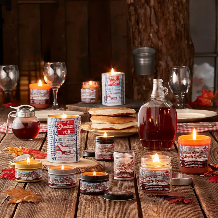 Maple Syrup Woodwick Large Tin Candle