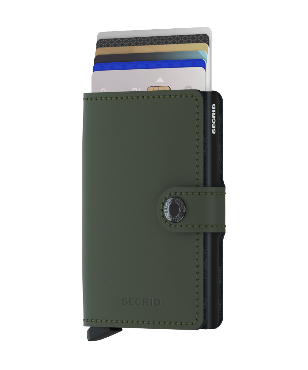 Miniwallet Matte Green Black