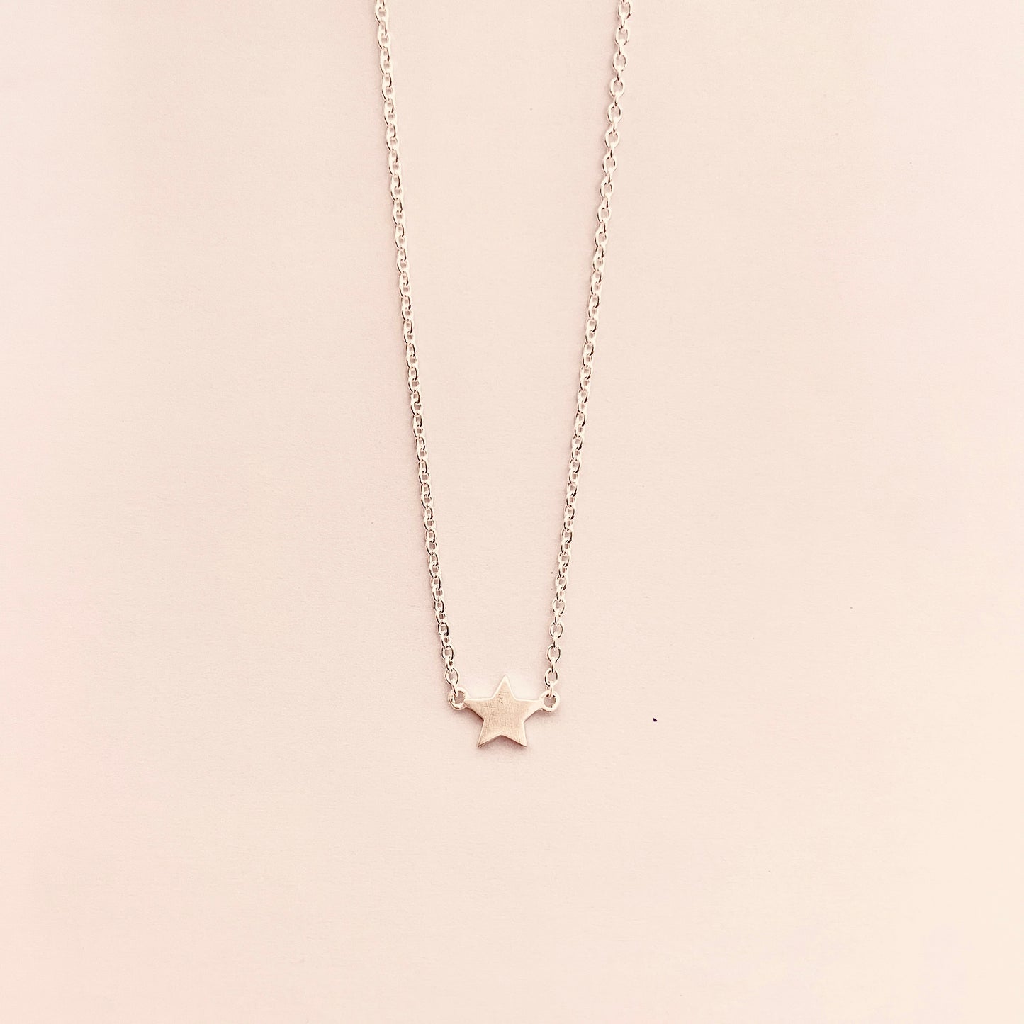 Tiny Star Sterling Silver Necklace