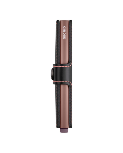 Miniwallet Mirum Plant-Based Black-Rose