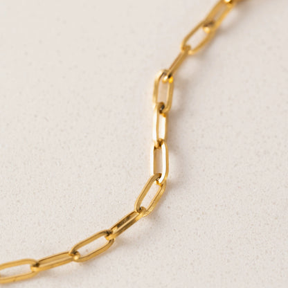 Paperclip Necklace Silver