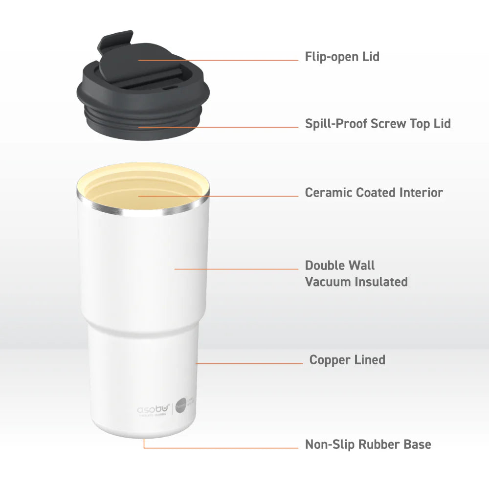 Pick Me Up Pastel Pink Tall Travel Mug