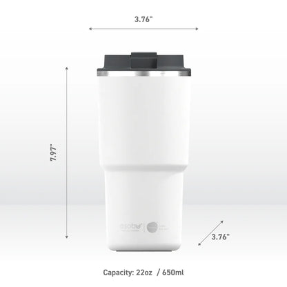 Pick Me Up Pastel Pink Tall Travel Mug