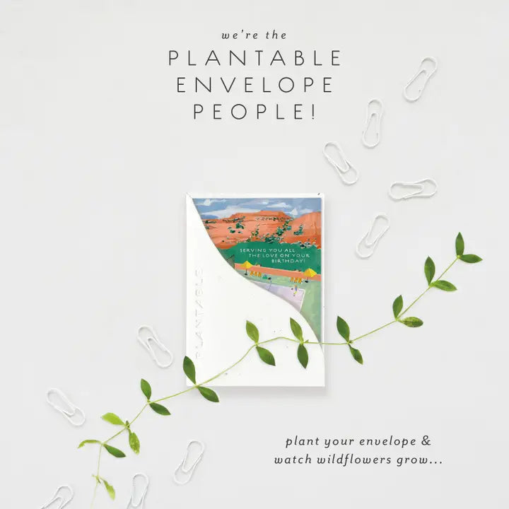 Pickleball Sprout Mini Greeting Card