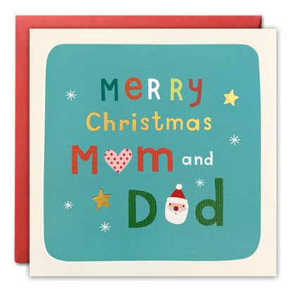 Mum And Dad Christmas Card