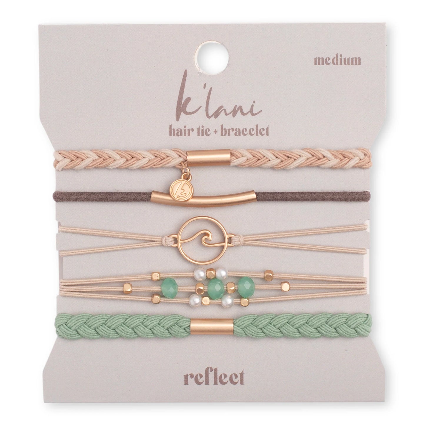Reflect Hair Tie + Bracelets