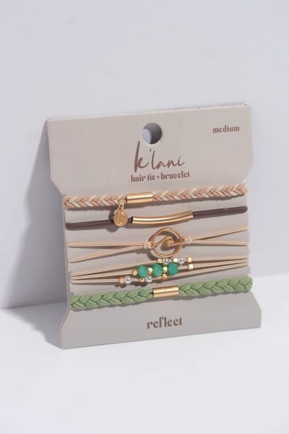 Reflect Hair Tie + Bracelets