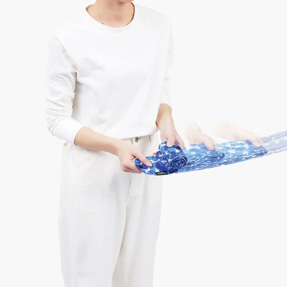Shupatto Compact Reusable Bag Medium Umi Ocean