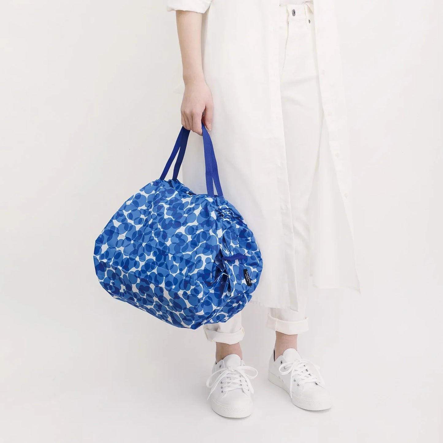 Shupatto Compact Reusable Bag Medium Umi Ocean