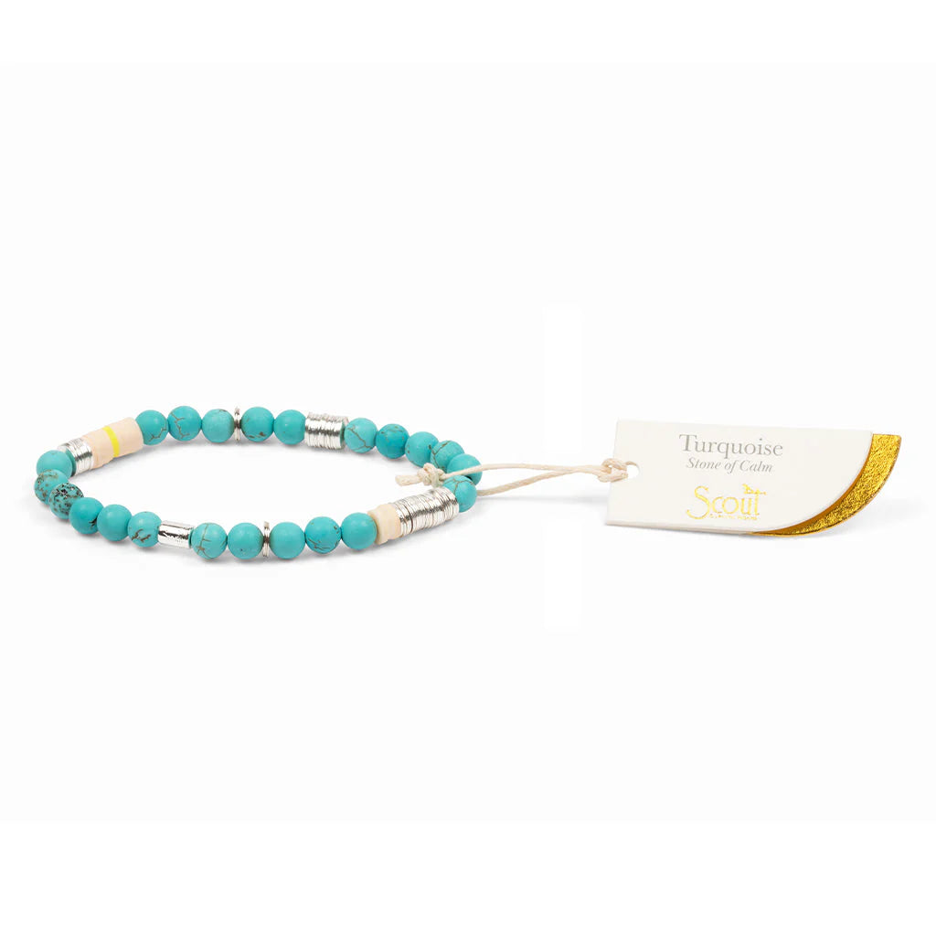 Intermix Stone Stacking Bracelet Turquoise