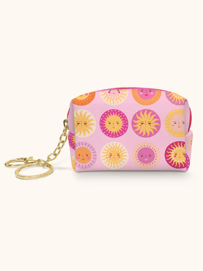 On The Sunny Side Keychain Pouch